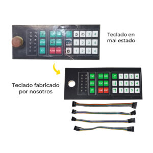 Fabricación de Teclado Matricial Industrial