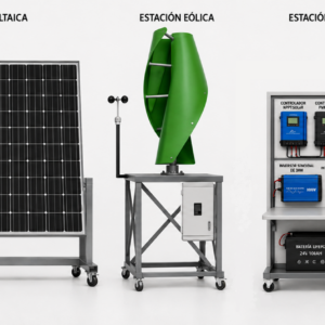 Módulo de generación solar eólico
